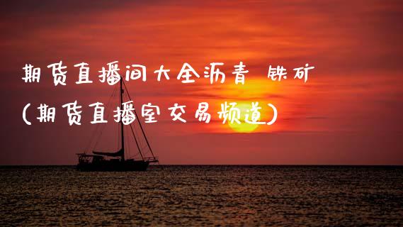 期货直播间大全沥青 铁矿(期货直播室交易频道)_https://www.zcsm.com.cn_期货百科_第1张