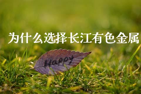 为什么选择长江有色金属_https://www.zcsm.com.cn_期货喊单_第1张