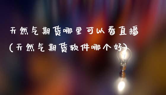 天然气期货哪里可以看直播(天然气期货软件哪个好)_https://www.zcsm.com.cn_期货百科_第1张
