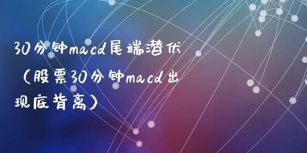 30分钟macd尾端潜伏（股票30分钟macd出现底背离）_https://www.zcsm.com.cn_期货喊单_第1张