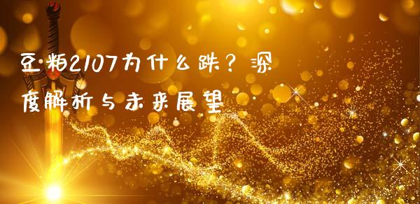 豆粕2107为什么跌？深度解析与未来展望_https://www.zcsm.com.cn_期货交易_第1张