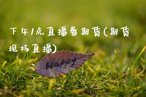 下午1点直播看期货(期货现场直播)_https://www.zcsm.com.cn_期货培训_第1张