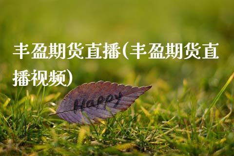 丰盈期货直播(丰盈期货直播视频)_https://www.zcsm.com.cn_期货百科_第1张