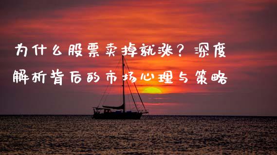 为什么股票卖掉就涨？深度解析背后的市场心理与策略_https://www.zcsm.com.cn_期货交易_第1张