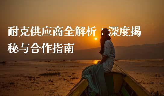 耐克供应商全解析：深度揭秘与合作指南_https://www.zcsm.com.cn_期货喊单_第1张