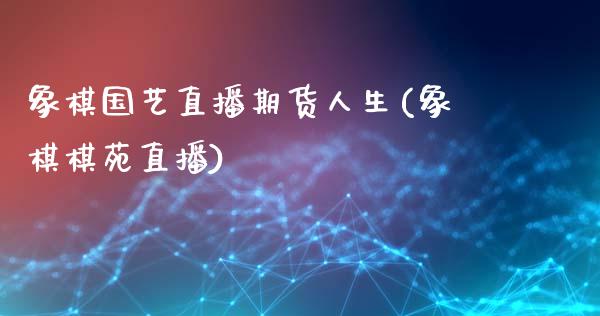 象棋国艺直播期货人生(象棋棋苑直播)_https://www.zcsm.com.cn_期货喊单_第1张
