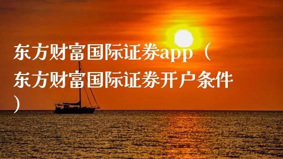 东方财富国际证券app（东方财富国际证券开户条件）_https://www.zcsm.com.cn_原油期货_第1张