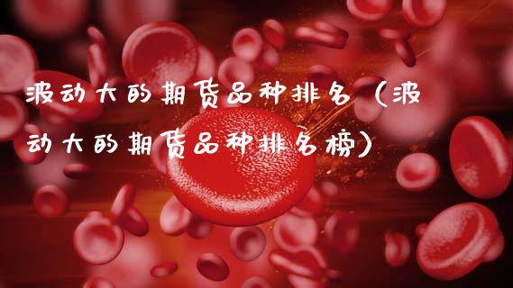 波动大的期货品种排名（波动大的期货品种排名榜）_https://www.zcsm.com.cn_期货喊单_第1张
