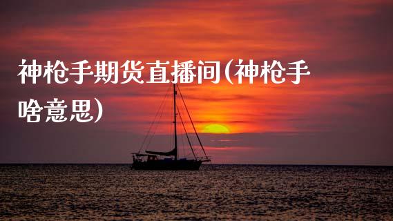 神枪手期货直播间(神枪手啥意思)_https://www.zcsm.com.cn_期货行情_第1张