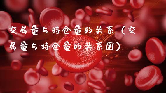 交易量与持仓量的关系（交易量与持仓量的关系图）_https://www.zcsm.com.cn_期货交易_第1张