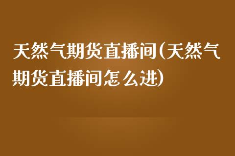 天然气期货直播间(天然气期货直播间怎么进)_https://www.zcsm.com.cn_期货百科_第1张