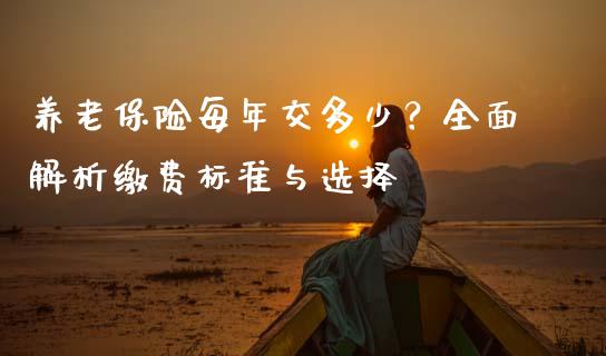 养老保险每年交多少？全面解析缴费标准与选择_https://www.zcsm.com.cn_期货百科_第1张