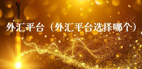 外汇平台（外汇平台选择哪个）_https://www.zcsm.com.cn_期货行情_第1张