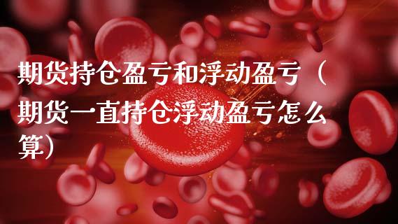 期货持仓盈亏和浮动盈亏（期货一直持仓浮动盈亏怎么算）_https://www.zcsm.com.cn_期货交易_第1张