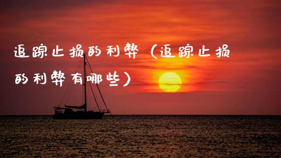 追踪止损的利弊（追踪止损的利弊有哪些）_https://www.zcsm.com.cn_期货交易_第1张