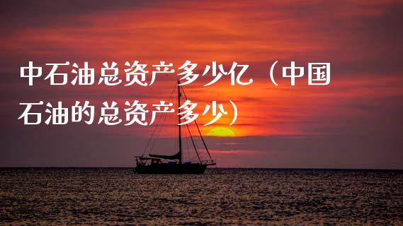 中石油总资产多少亿（中国石油的总资产多少）_https://www.zcsm.com.cn_期货培训_第1张