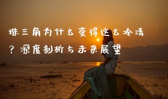 珠三角为什么变得这么冷清？深度剖析与未来展望_https://www.zcsm.com.cn_期货百科_第1张