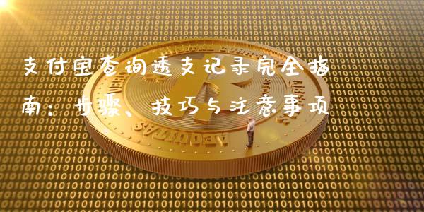 支付宝查询透支记录完全指南：步骤、技巧与注意事项_https://www.zcsm.com.cn_期货交易_第1张