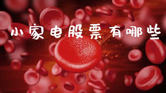 小家电股票有哪些_https://www.zcsm.com.cn_原油期货_第1张