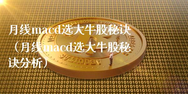 月线macd选大牛股秘诀（月线macd选大牛股秘诀分析）_https://www.zcsm.com.cn_期货培训_第1张