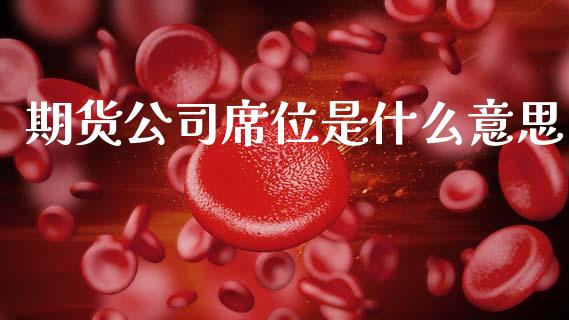 期货公司席位是什么意思_https://www.zcsm.com.cn_原油期货_第1张