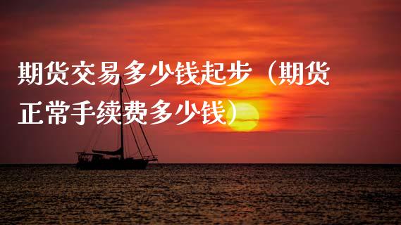 期货交易多少钱起步（期货正常手续费多少钱）_https://www.zcsm.com.cn_期货百科_第1张