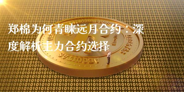 郑棉为何青睐远月合约：深度解析主力合约选择_https://www.zcsm.com.cn_期货喊单_第1张