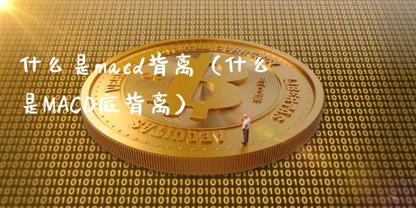 什么是macd背离（什么是MACD底背离）_https://www.zcsm.com.cn_期货培训_第1张