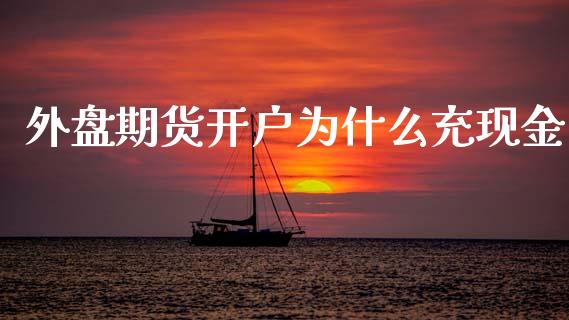 外盘期货开户为什么充现金_https://www.zcsm.com.cn_期货百科_第1张