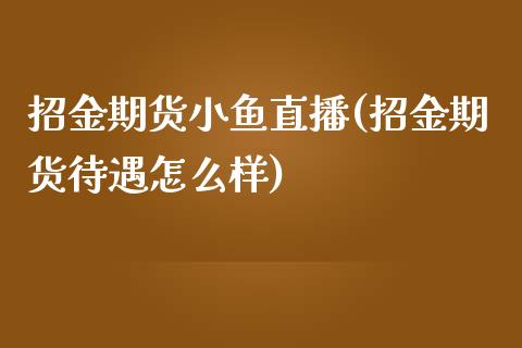 招金期货小鱼直播(招金期货待遇怎么样)_https://www.zcsm.com.cn_期货喊单_第1张