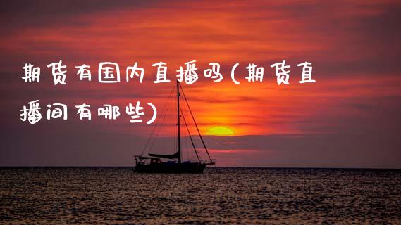 期货有国内直播吗(期货直播间有哪些)_https://www.zcsm.com.cn_期货百科_第1张