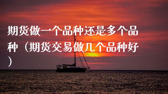 期货做一个品种还是多个品种（期货交易做几个品种好）_https://www.zcsm.com.cn_期货喊单_第1张