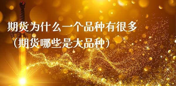 期货为什么一个品种有很多（期货哪些是大品种）_https://www.zcsm.com.cn_期货喊单_第1张