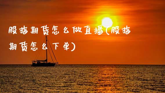 股指期货怎么做直播(股指期货怎么下单)_https://www.zcsm.com.cn_期货百科_第1张