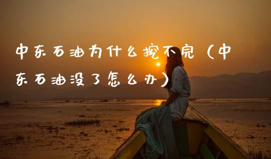 中东石油为什么挖不完（中东石油没了怎么办）_https://www.zcsm.com.cn_期货培训_第1张