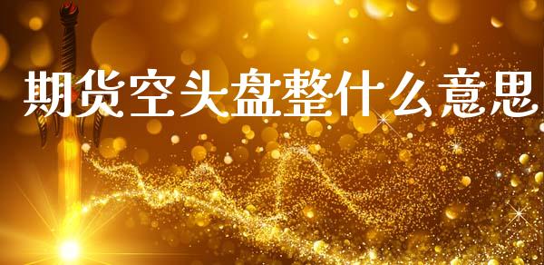 期货空头盘整什么意思_https://www.zcsm.com.cn_期货行情_第1张
