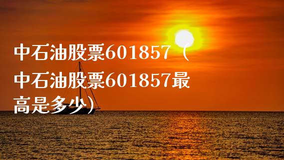 中石油股票601857（中石油股票601857最高是多少）_https://www.zcsm.com.cn_原油期货_第1张