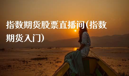 指数期货股票直播间(指数期货入门)_https://www.zcsm.com.cn_原油期货_第1张