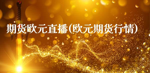 期货欧元直播(欧元期货行情)_https://www.zcsm.com.cn_期货百科_第1张