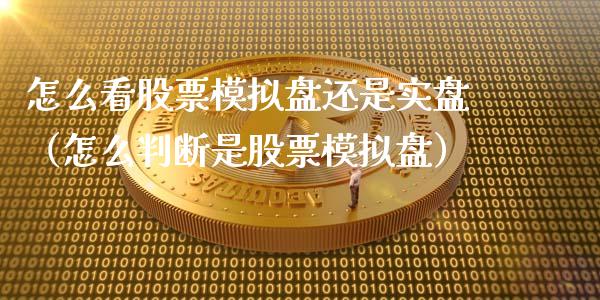 怎么看股票模拟盘还是实盘（怎么判断是股票模拟盘）_https://www.zcsm.com.cn_期货交易_第1张