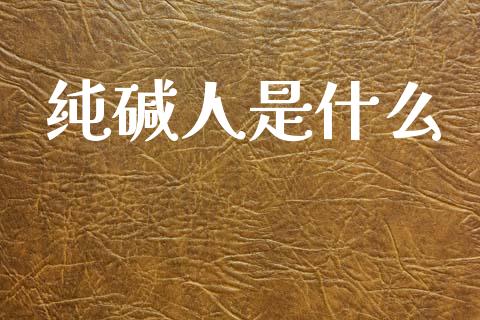 纯碱人是什么_https://www.zcsm.com.cn_期货交易_第1张