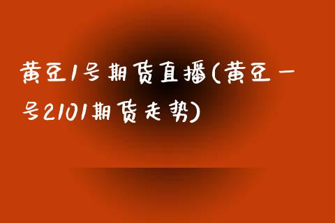 黄豆1号期货直播(黄豆一号2101期货走势)_https://www.zcsm.com.cn_期货喊单_第1张