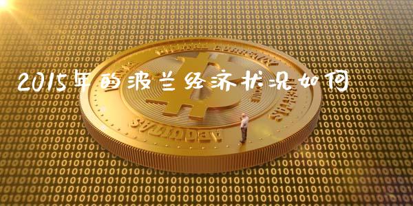 2015年的波兰经济状况如何_https://www.zcsm.com.cn_期货交易_第1张