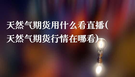 天然气期货用什么看直播(天然气期货行情在哪看)_https://www.zcsm.com.cn_期货百科_第1张