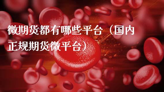 微期货都有哪些平台（国内正规期货微平台）_https://www.zcsm.com.cn_期货百科_第1张