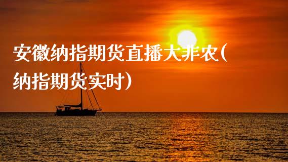 安徽纳指期货直播大非农(纳指期货实时)_https://www.zcsm.com.cn_期货百科_第1张