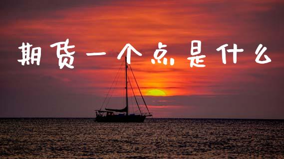 期货一个点是什么_https://www.zcsm.com.cn_原油期货_第1张