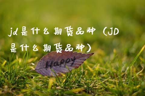 jd是什么期货品种（JD是什么期货品种）_https://www.zcsm.com.cn_期货喊单_第1张