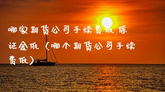 哪家期货公司手续费低,保证金低（哪个期货公司手续费低）_https://www.zcsm.com.cn_期货百科_第1张