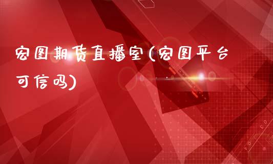 宏图期货直播室(宏图平台可信吗)_https://www.zcsm.com.cn_期货行情_第1张